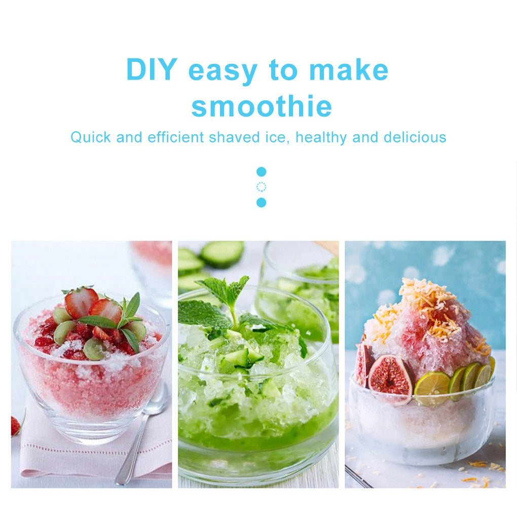 Manual Ice Crushing Shaver Maker Machine Gola Ganda Household Ice Crusher