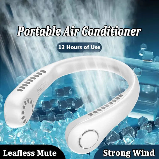 Portable Bladeless Neck Cooler  Beat the Summer Heat