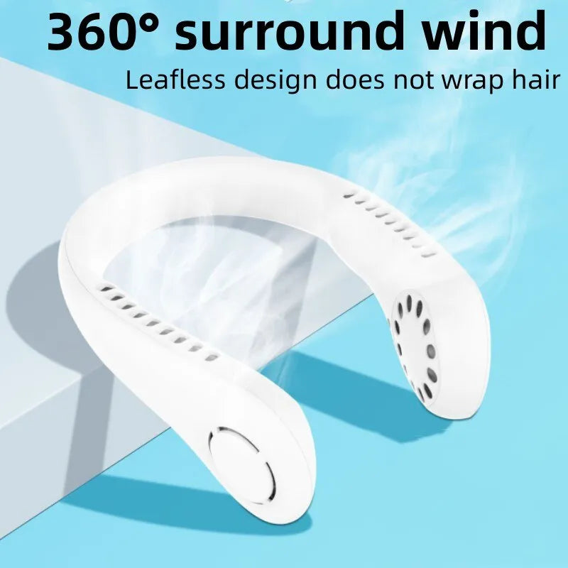 Portable Bladeless Neck Cooler  Beat the Summer Heat