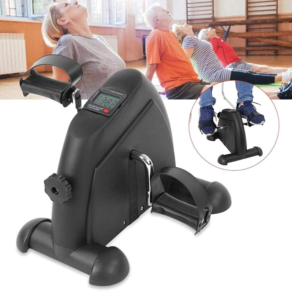 Portable Mini Cycle Bike Exercise Cycle With Digital Meter Compact Fitness Machine For Home Office And Travel