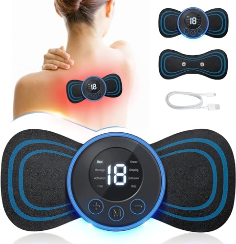 Wireless EMS Mini Body Massager – Portable Butterfly Massager for Blood Circulation